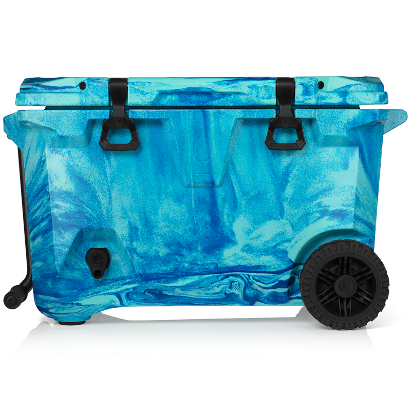 BrüTank 55-Quart Rolling Cooler | Ocean Swirl Y2